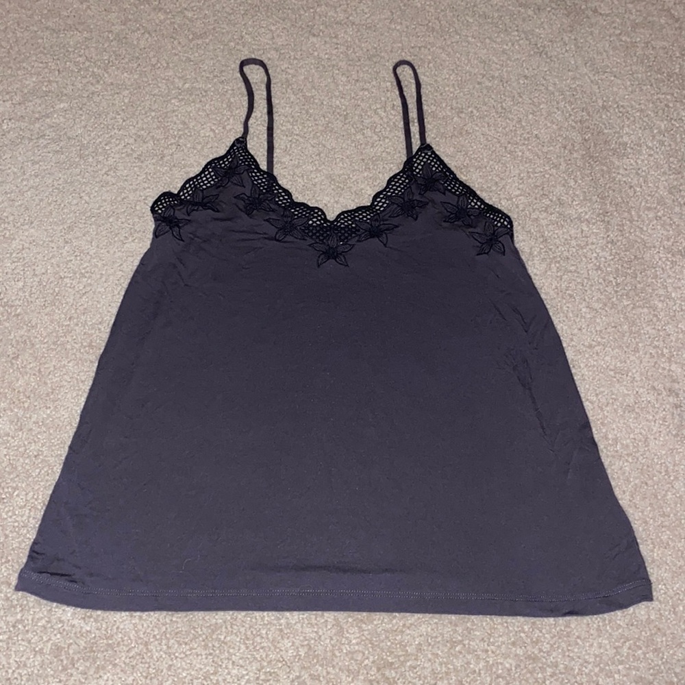 Black tank top